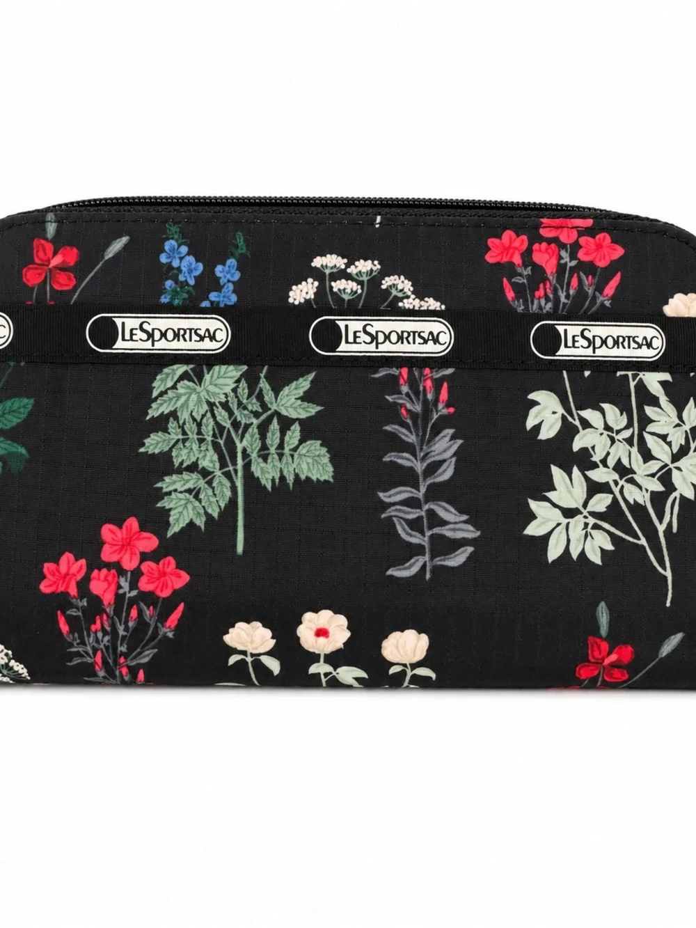 LeSportsac Flowerbed Multi Floral Zip Around Wallet NWOT